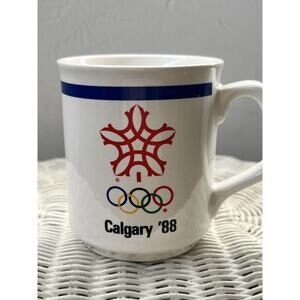 1988 Calgary Winter Olympics Coffee Mug Maxwell House Sponsor